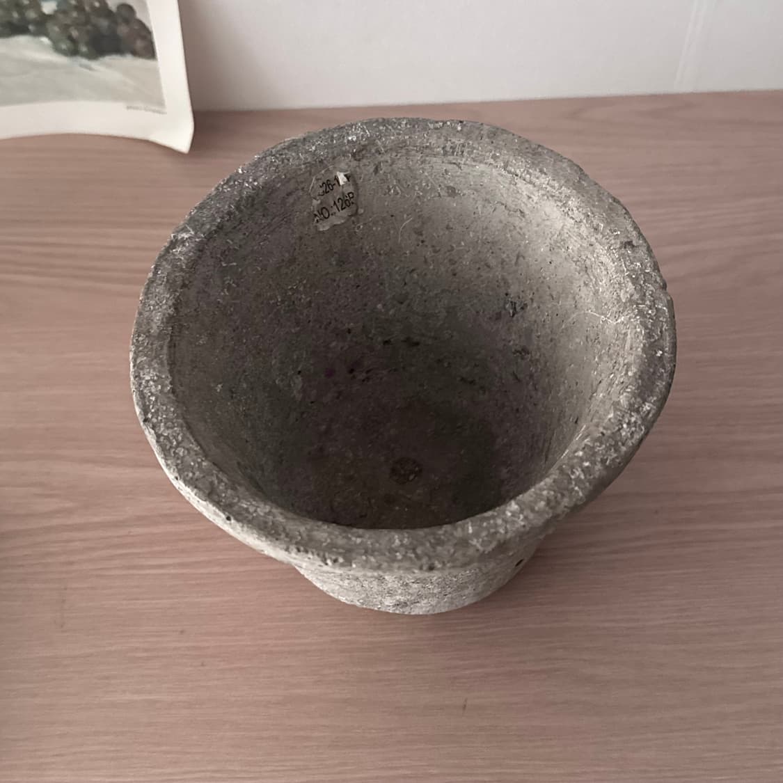 England 영국 빈티지 그레이 토분 화분 오브제 상품이미지3