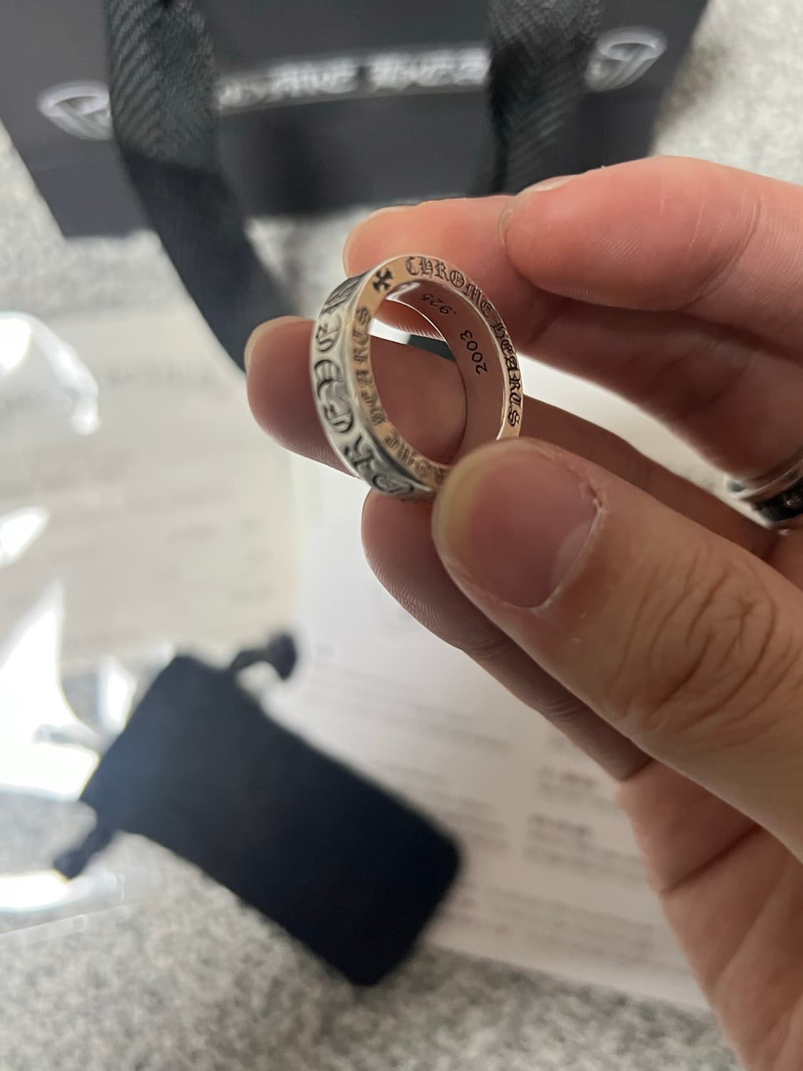 [us7.5] 크롬하츠 포에버링 상품이미지3