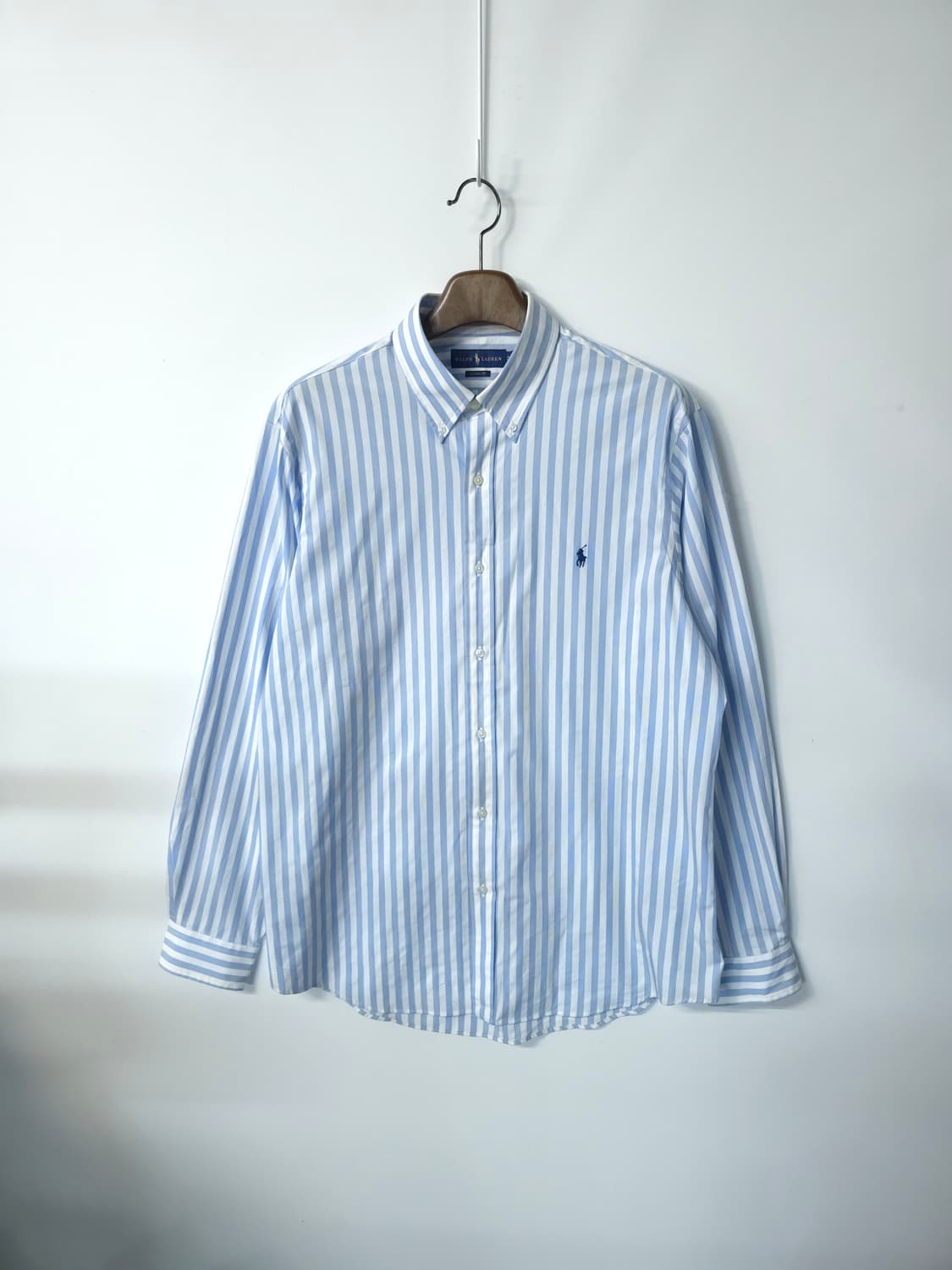 폴로(QR인증) 클래식핏 스트라이프 셔츠 (110~115) 상품이미지10