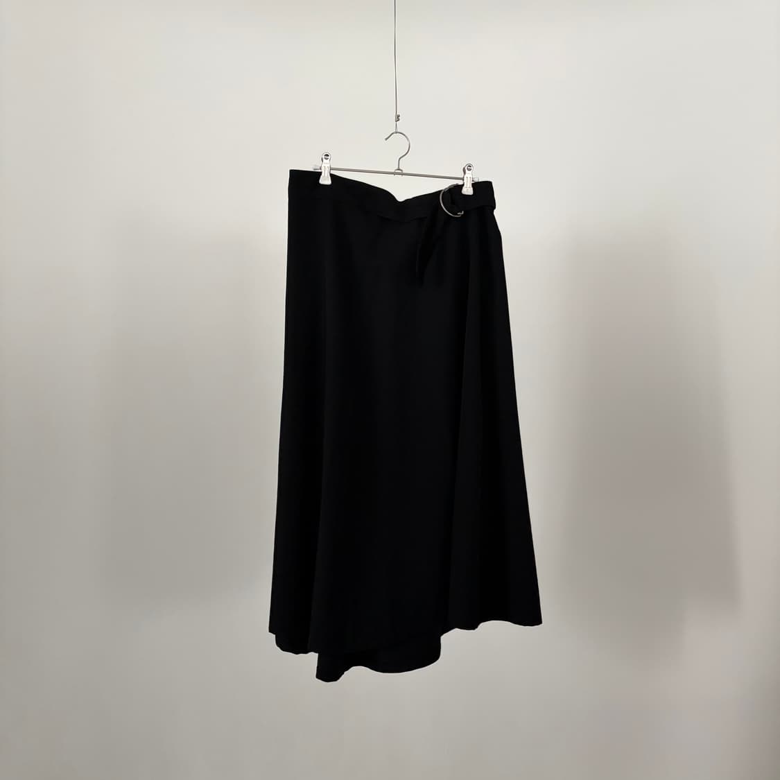 Belt Detail Flare Skirt 상품이미지1