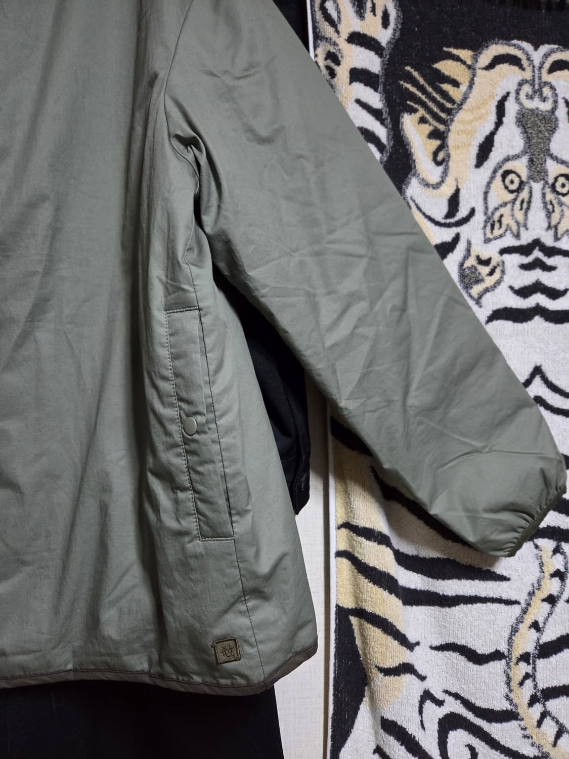 나나미카 코덴시 패딩다운 자켓 그린 L 상품이미지3