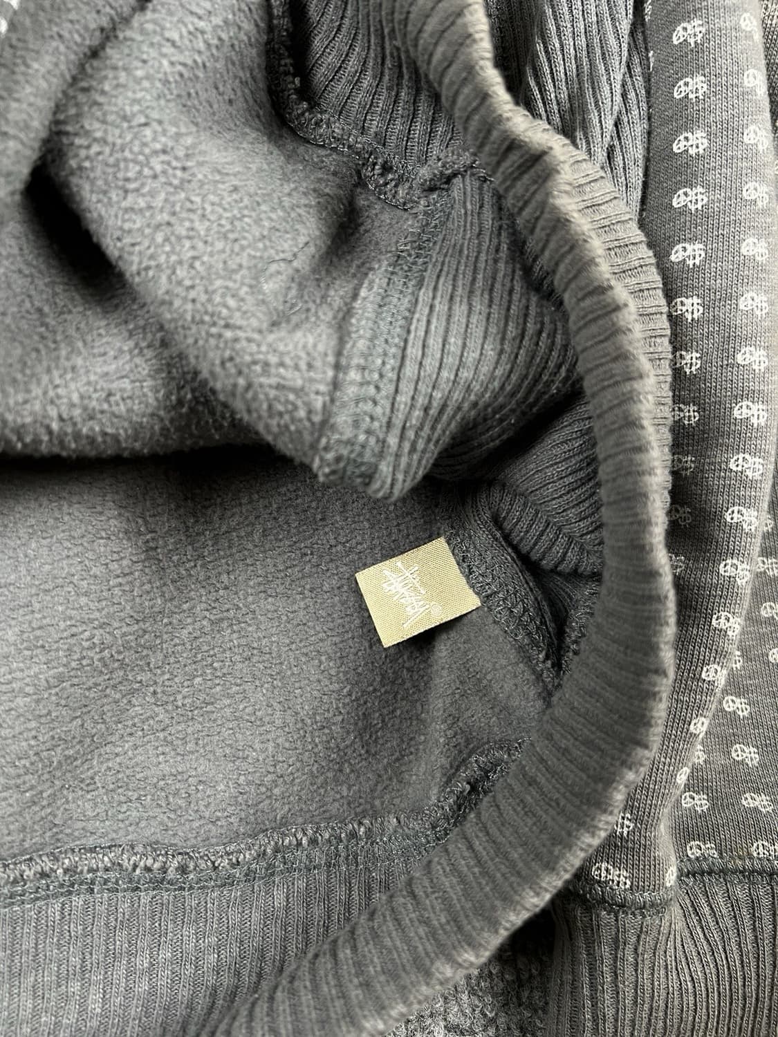 00s 스투시 도트 패턴 풀 후드집업 상품이미지3