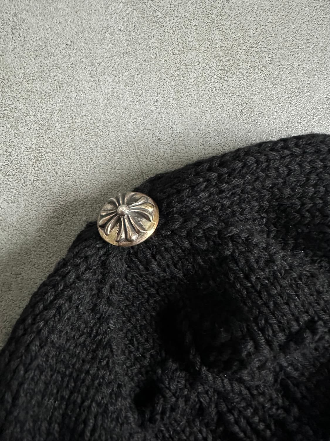 크롬하츠 캐시미어 크로스 오버사이즈 비니 상품이미지3