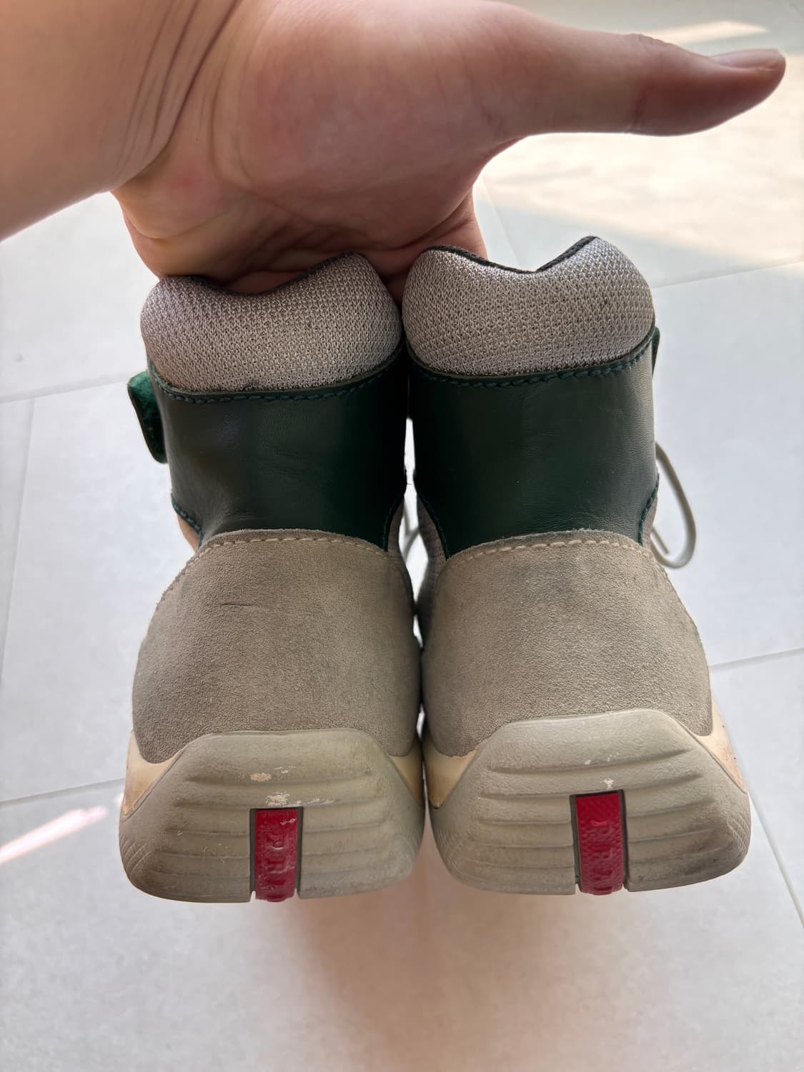 90s Prada Sport America’s Cup High Green 상품이미지7