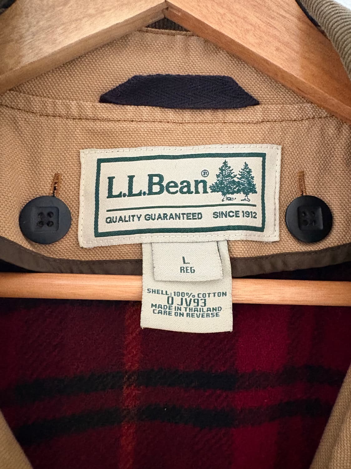 90-00's L.L.Bean Duck Canvas Hunting JK 상품이미지4