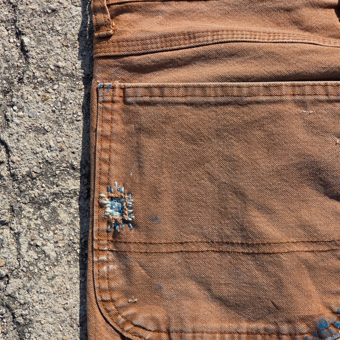 S.O/ 패치워크, 자수 커스텀 팬츠 상품이미지5