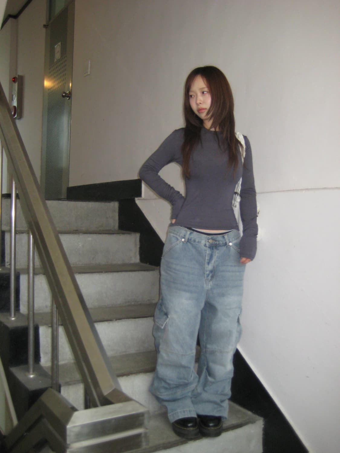아워캐비넷 chance cargo denim pants (새상품)(M) 상품이미지3
