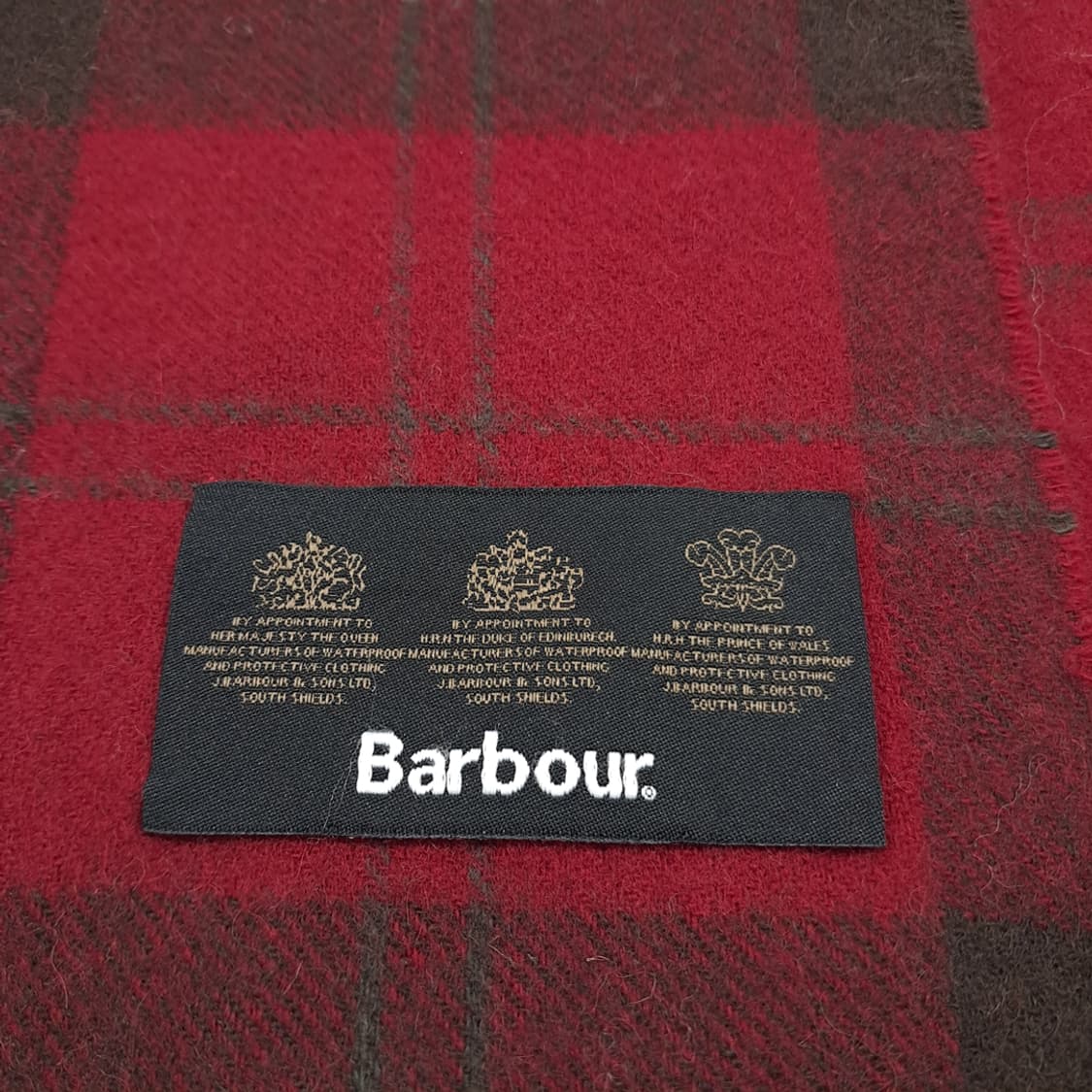 MX314 바버 로얄 타탄체크 램스울 목도리 머플러 상품이미지6