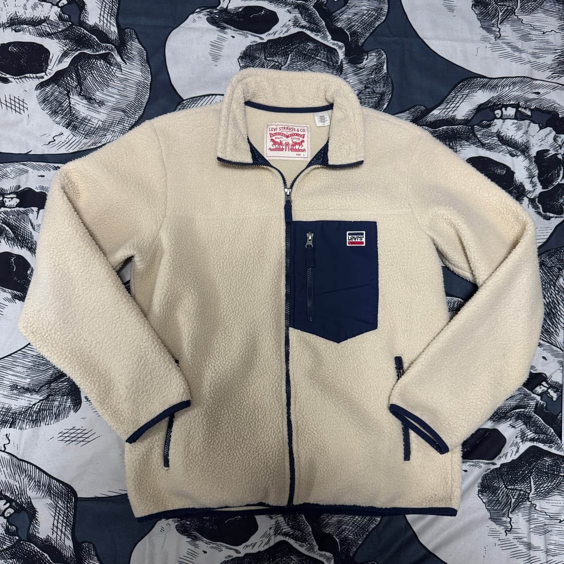 리바이스 후리스집업 L사이즈  상품이미지1