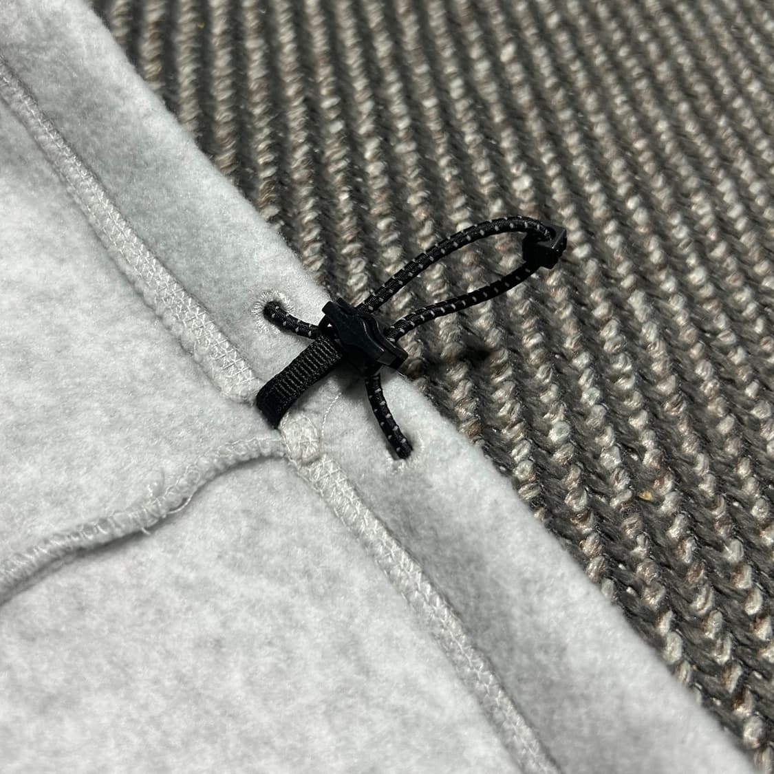 [M] Umbro 엄브로 라이트그레이 후리스 반집업 풀오버 상품이미지5