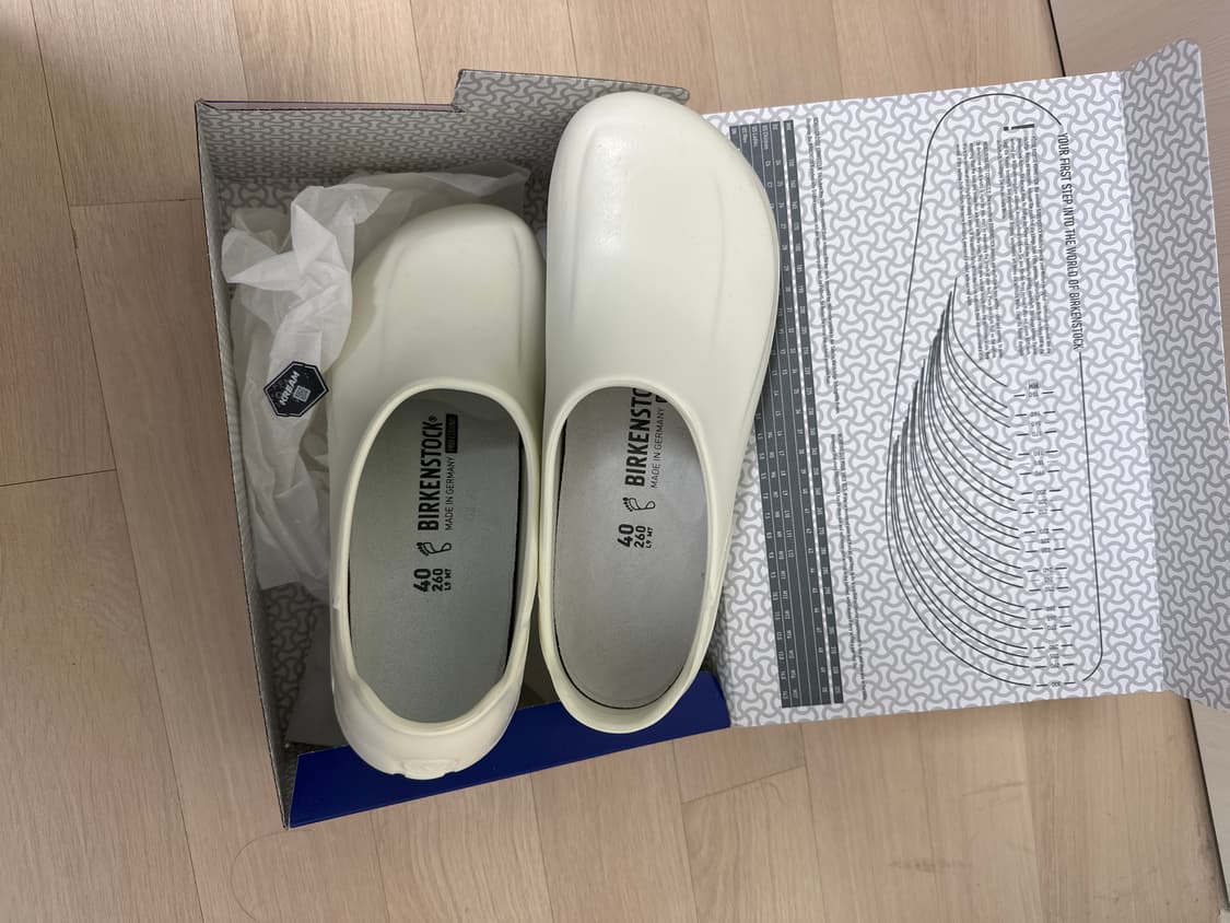 버켄스탁 A630 클로그 화이트 EU40 260 상품이미지1