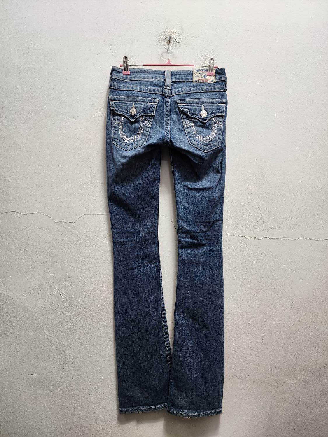 트루릴리전 큐빅디테일 HI-RISE BOOT 부츠컷 데님 상품이미지1