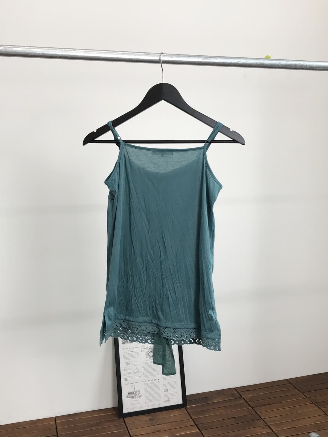 'Grove' Mint Sleeveless T-Shirts 상품이미지2