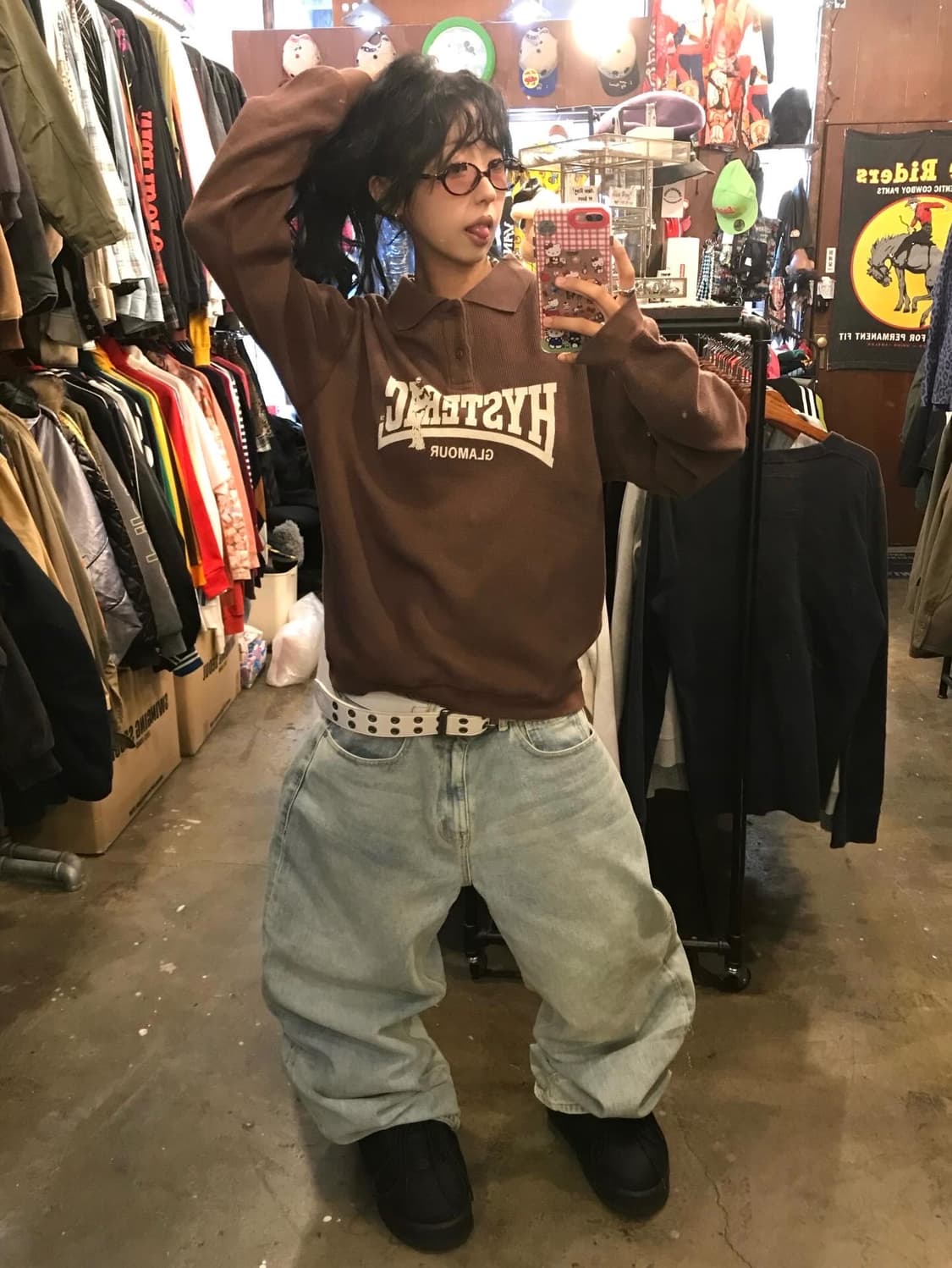 Hysteric Glamour Compression Logo PK L/S 상품이미지2