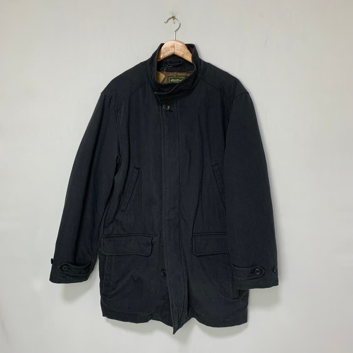 에디바우어 블랙 코튼 자켓 봄버 빈티지 워크자켓 XL  상품이미지1