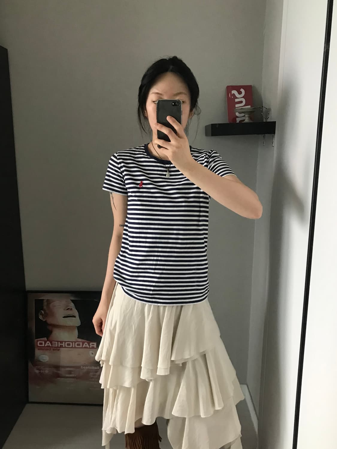 폴로 랄프로렌 포니로고 스트라이프 반팔티 상품이미지2