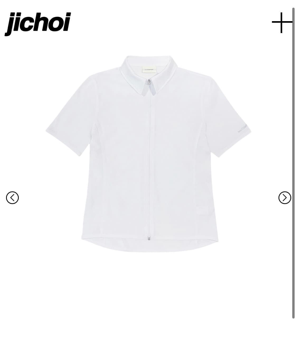 지초이 컴포트 25-002 집 셔츠 화이트 상품이미지1