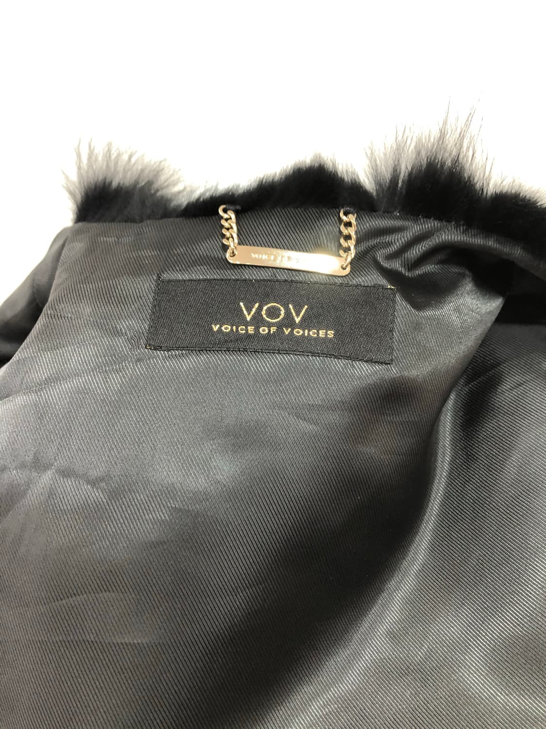 black fox fur crop vest 상품이미지4