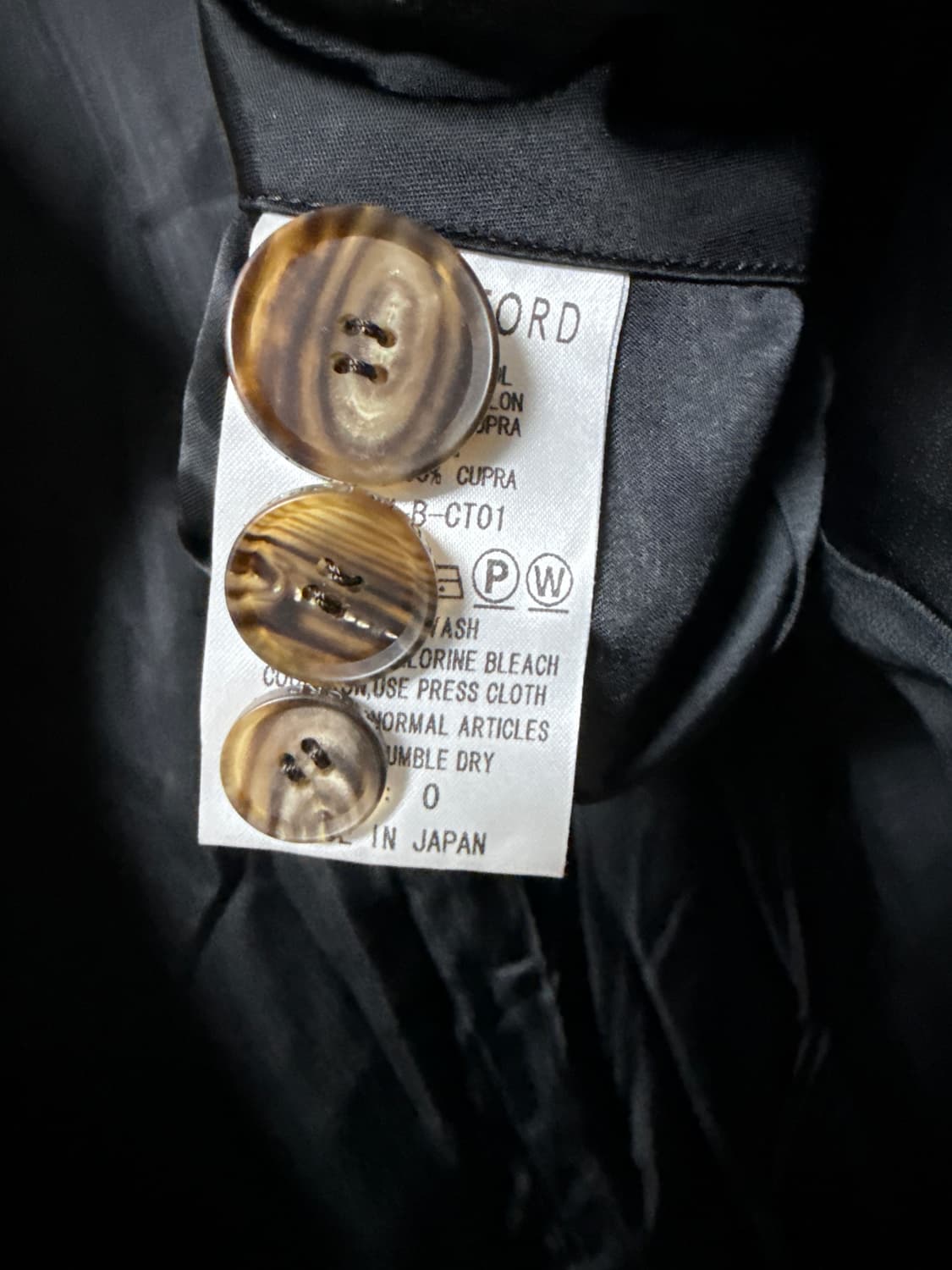 Bed J.W. Ford  2017 FW 더블 브레스트 넥커프  롱 코트 상품이미지10