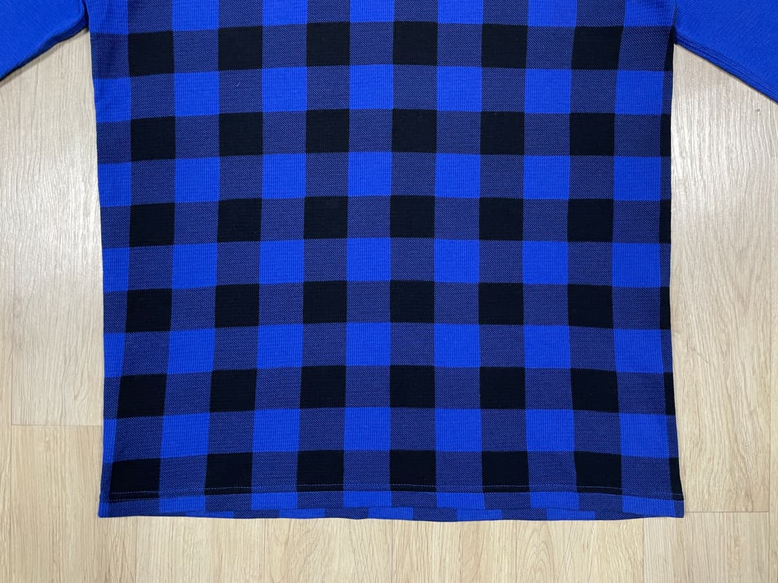 100) 폴로 랄프로렌 블루체크 와플 긴팔티(새제품) 상품이미지6