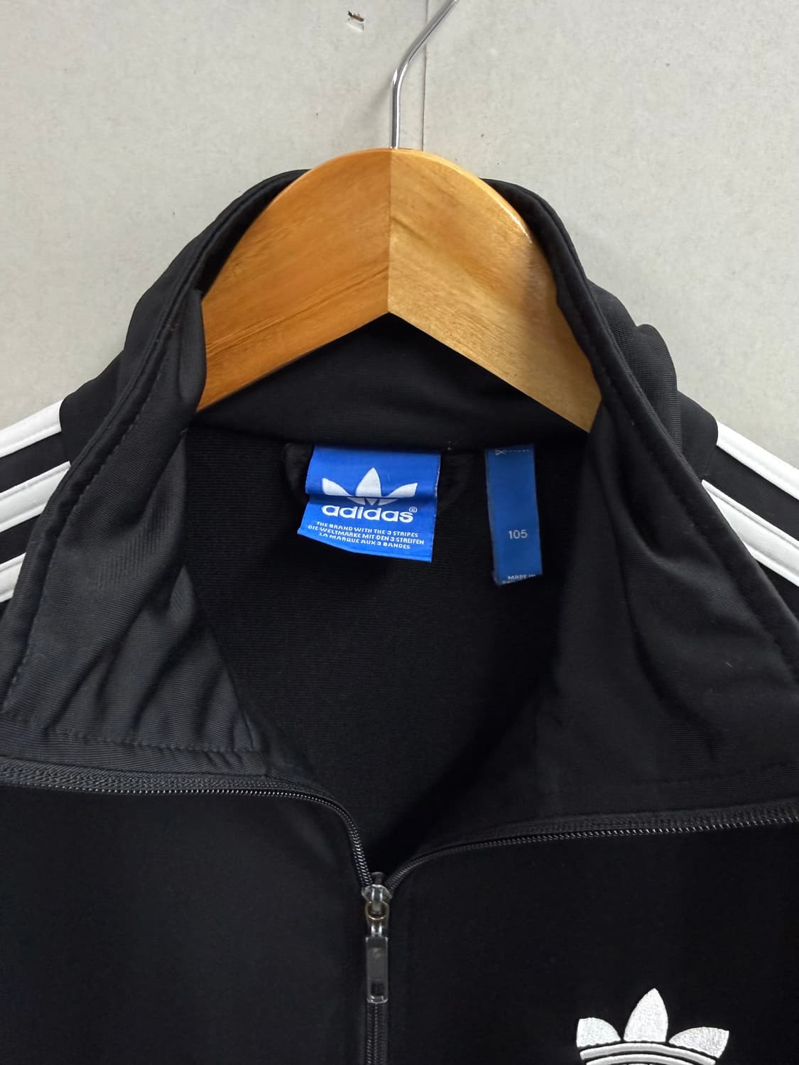 남성 105 / 아디다스 파이어버드 져지 집업 블랙 상품이미지4