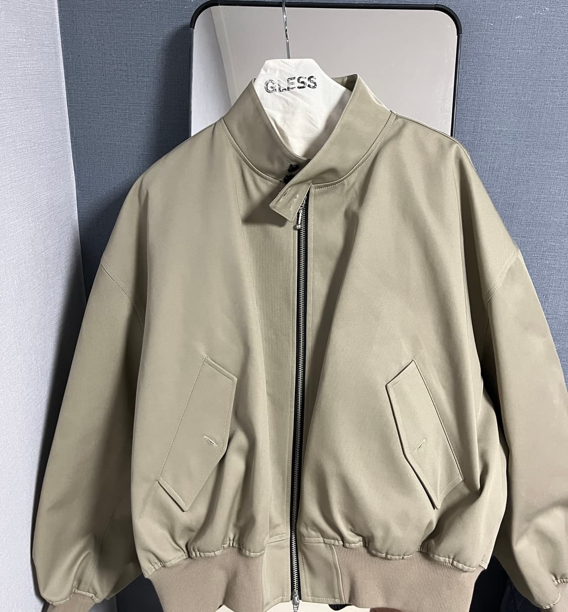 Gless 해링턴 자켓 베이지 상품이미지2