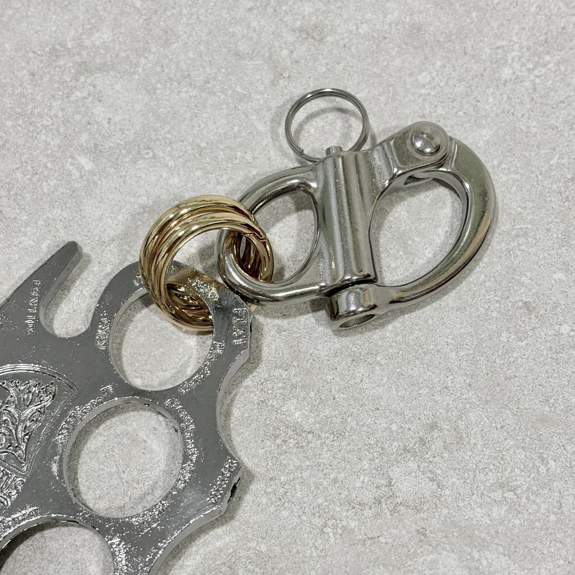 Oribell 스틸 스트라이크 파워 너클 키링 열쇠고리 상품이미지4