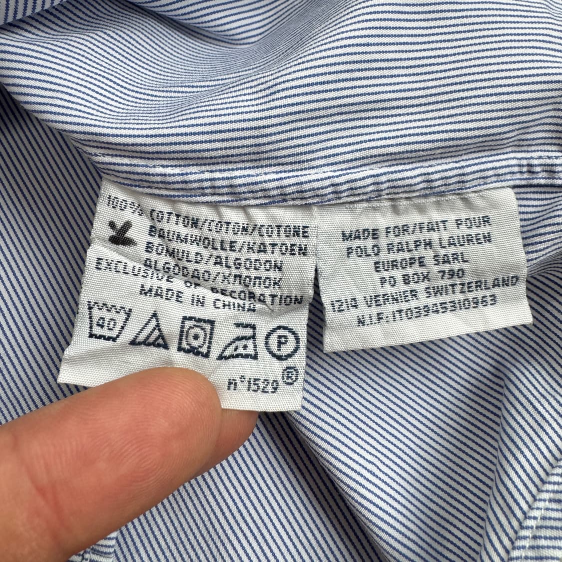 폴로 포니 스트라이프 반팔 셔츠 상품이미지6