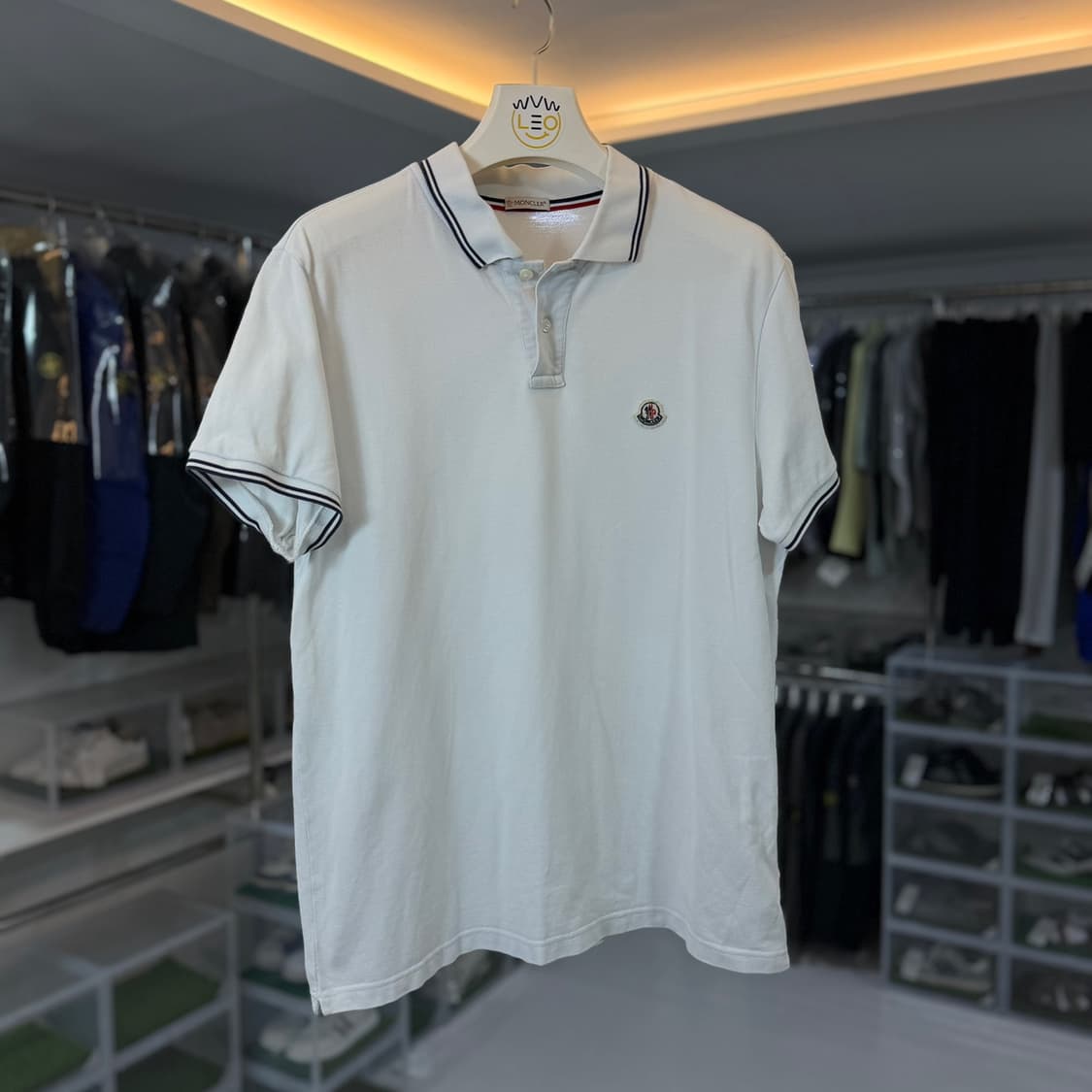 [리오브] 몽클레어 와펜 패치 카라티셔츠 상품이미지1