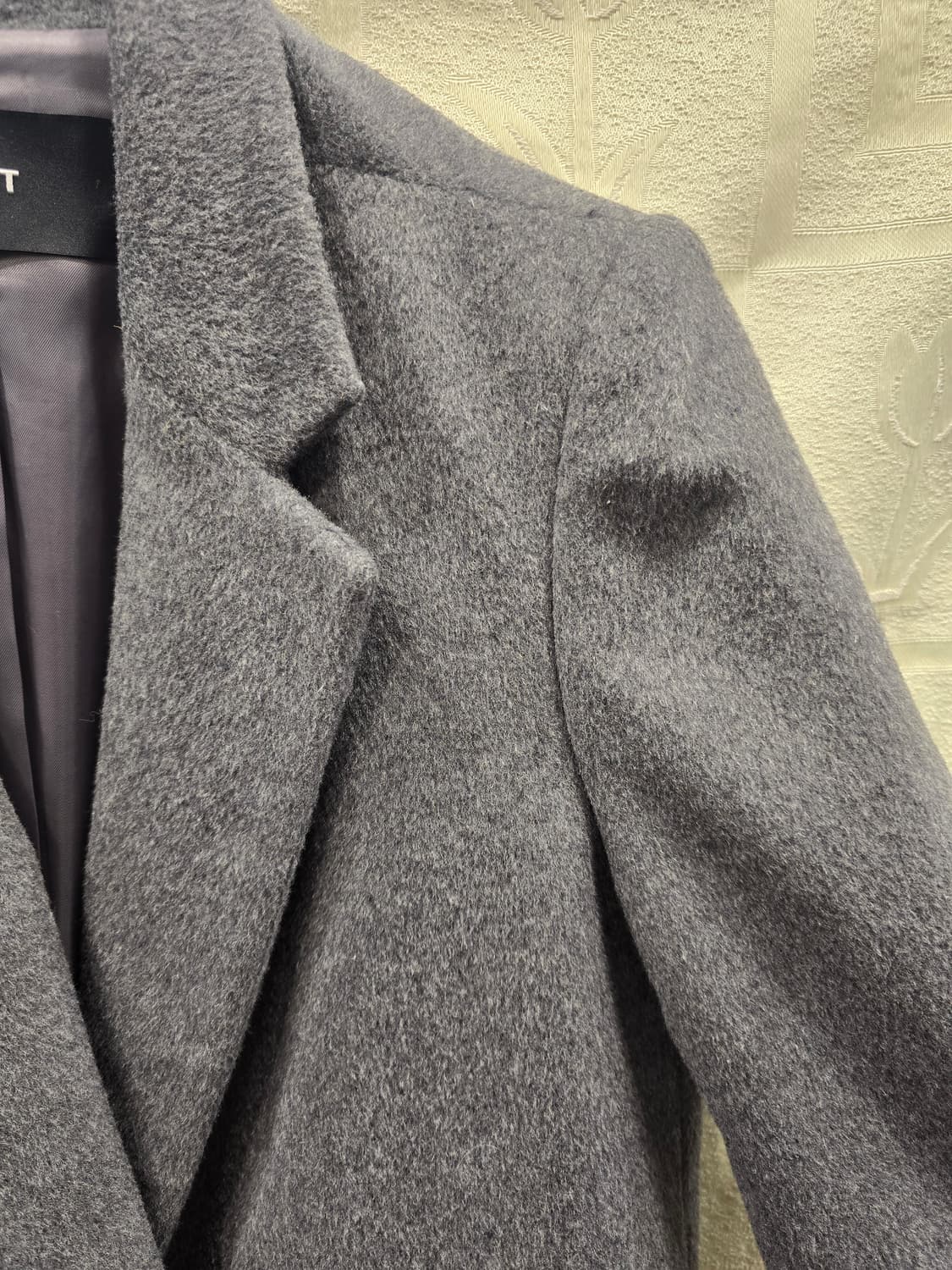 리스트 LIST 회색 모직 코트 55 상품이미지3