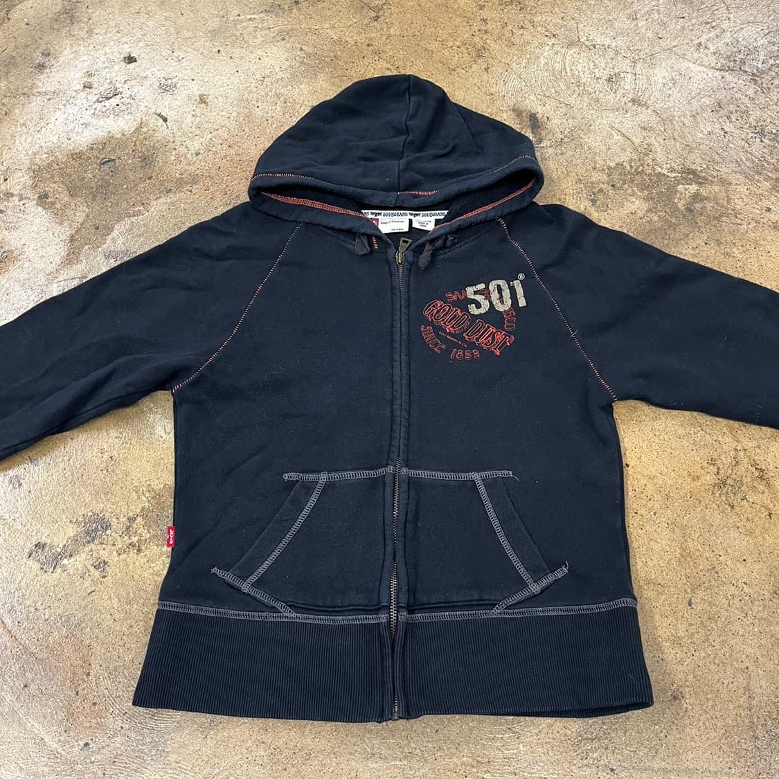 리바이스 스티치 빈티지 후드집업  상품이미지3