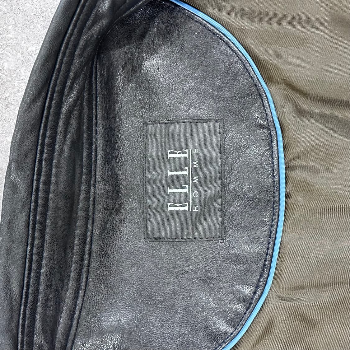 Elle 양가죽 라이더자켓(남성)  상품이미지8