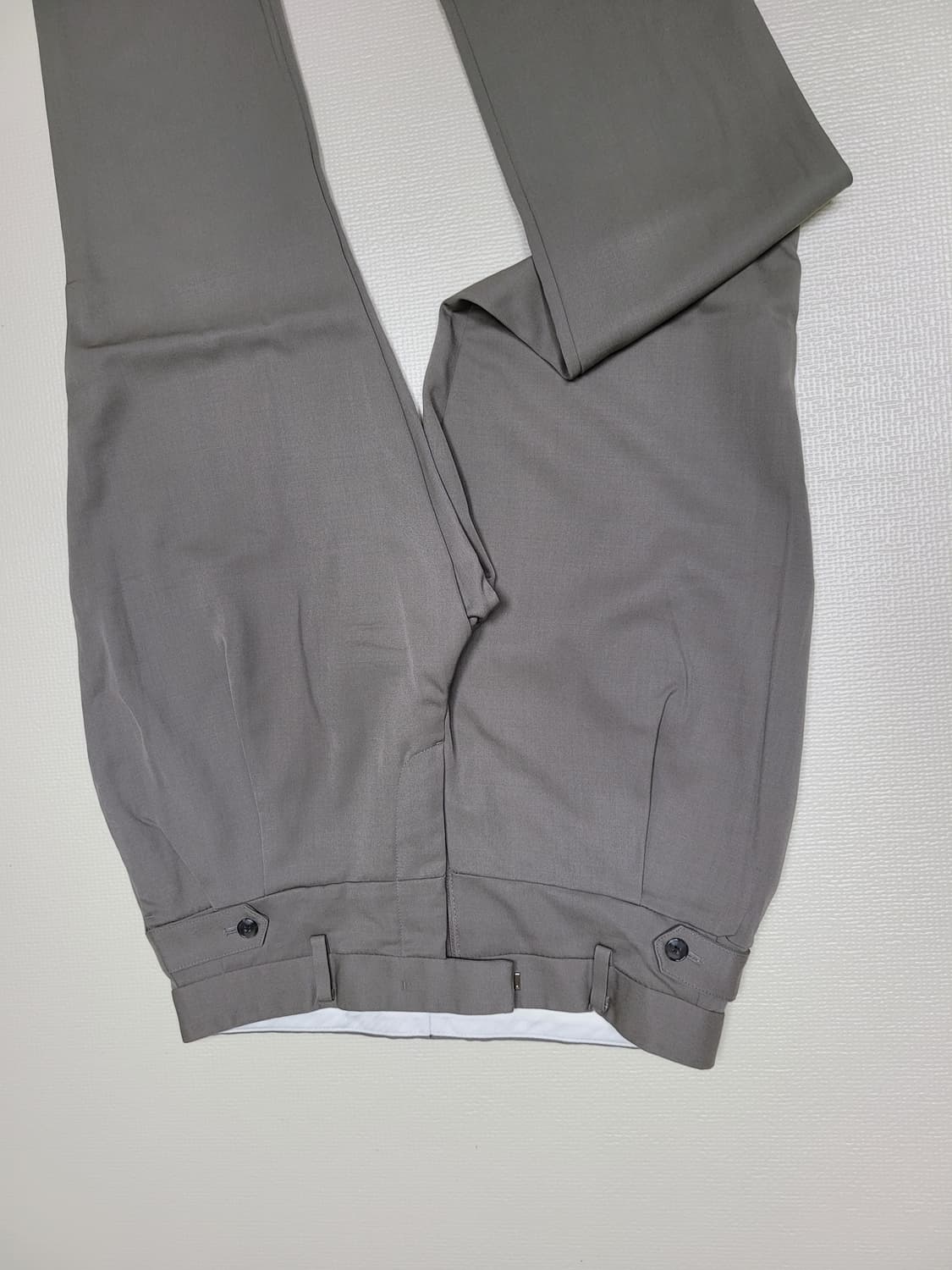 카루소 CARUSO by 장광효 남자 울 슬랙스 31 라이트카키 상품이미지3