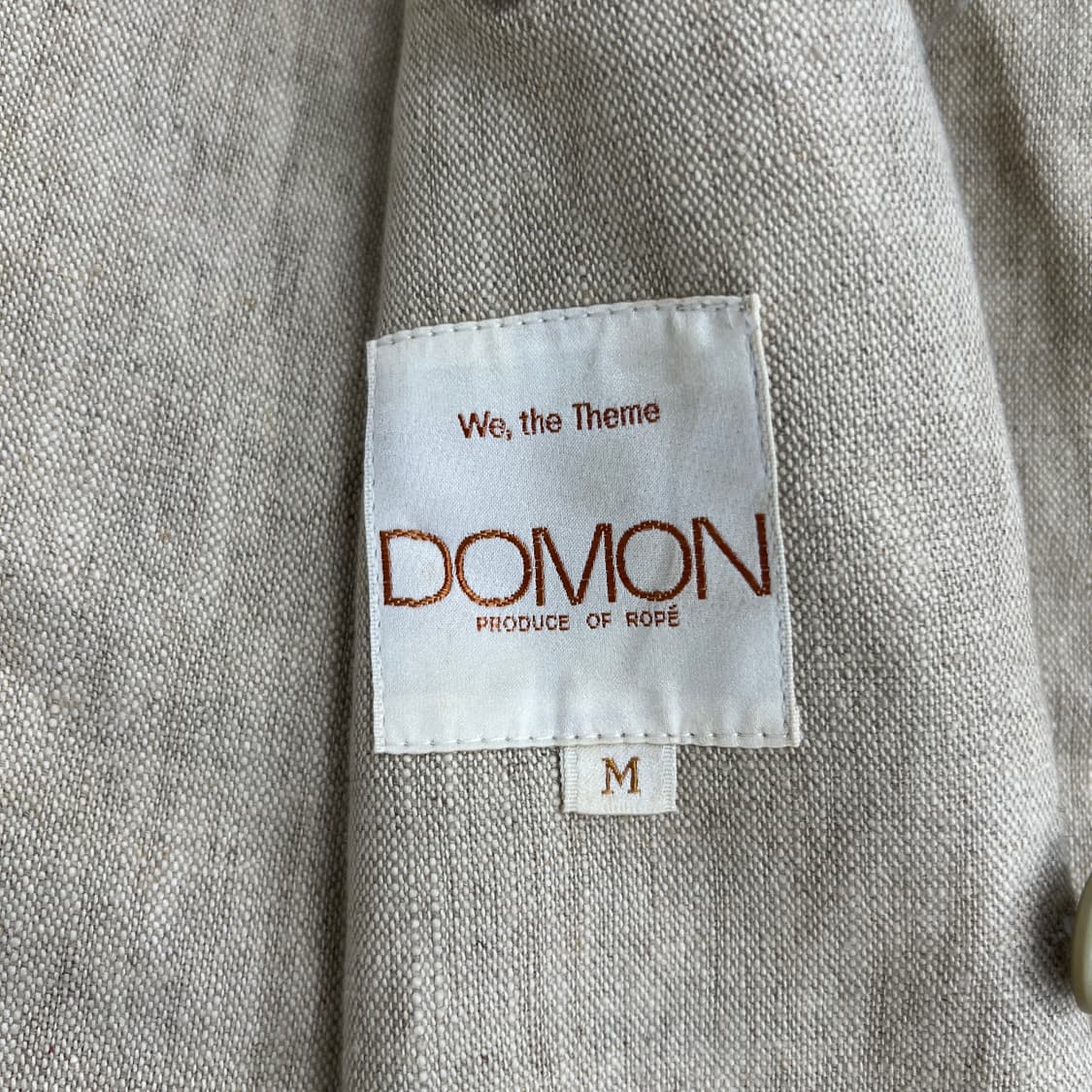 Domon 도몬 옴므 린넨 초어 자켓 M 상품이미지4