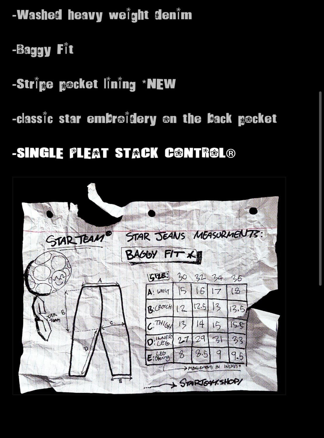 [30] 스타팀 WASHED STAR JEANS 상품이미지4