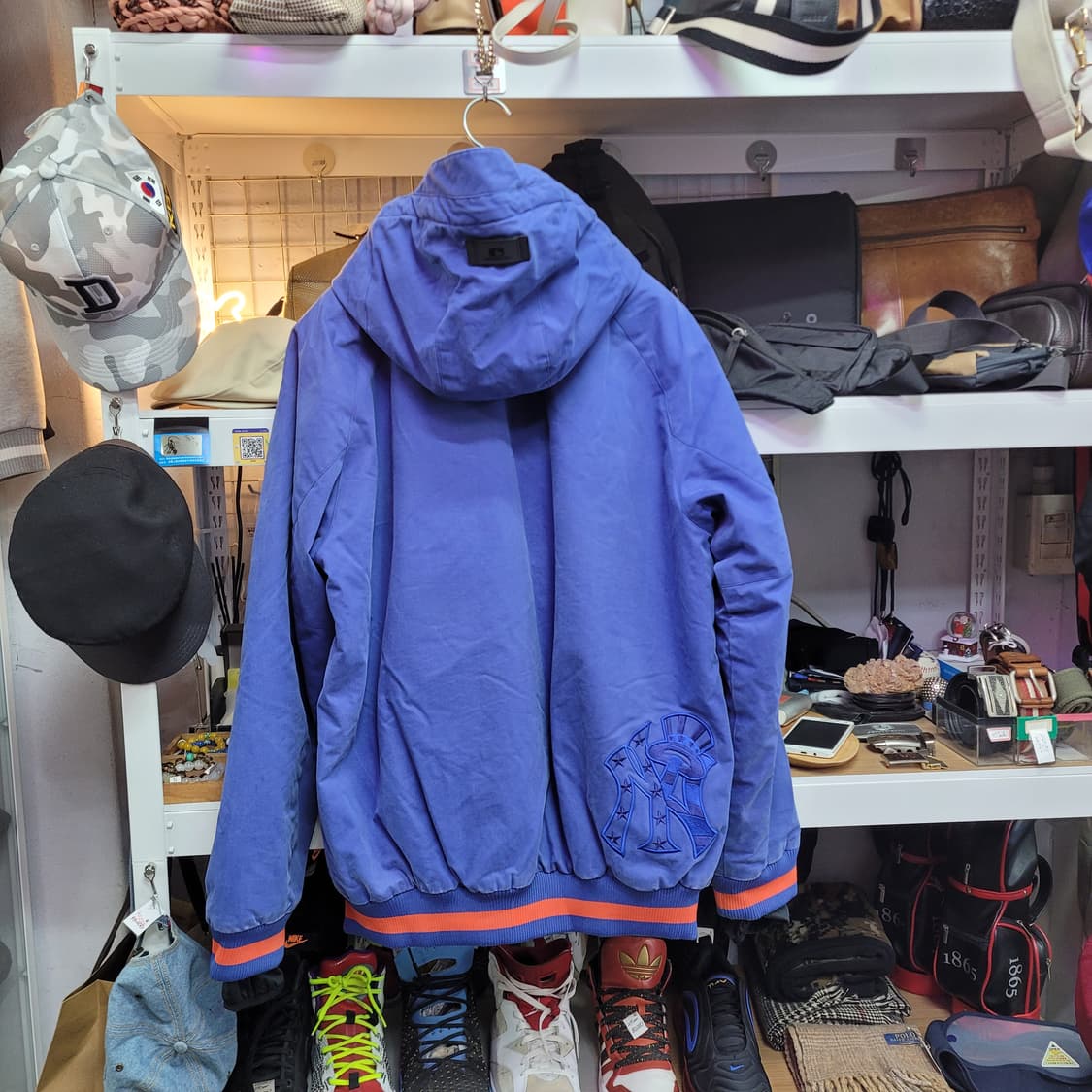 MLB 뉴욕양키스 후드 블루종 점퍼 스타디움 자켓 상품이미지2