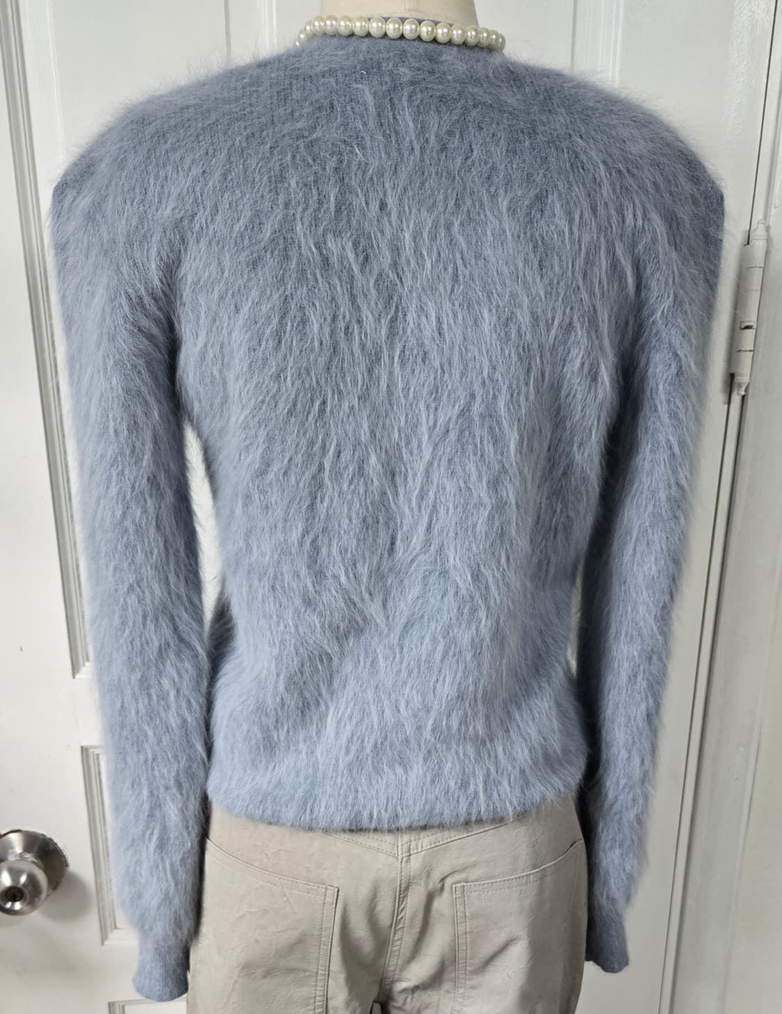 ,블로썸에이치컴퍼니앙고라가디건/마뗑킴 코팅팬츠 상품이미지5