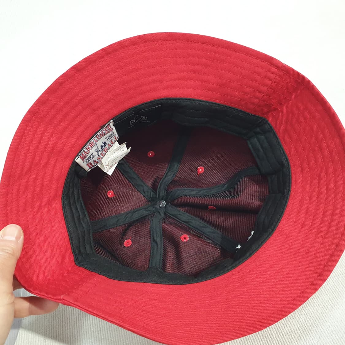 MLB 버킷햇 돔햇 (레드)모자 상품이미지4