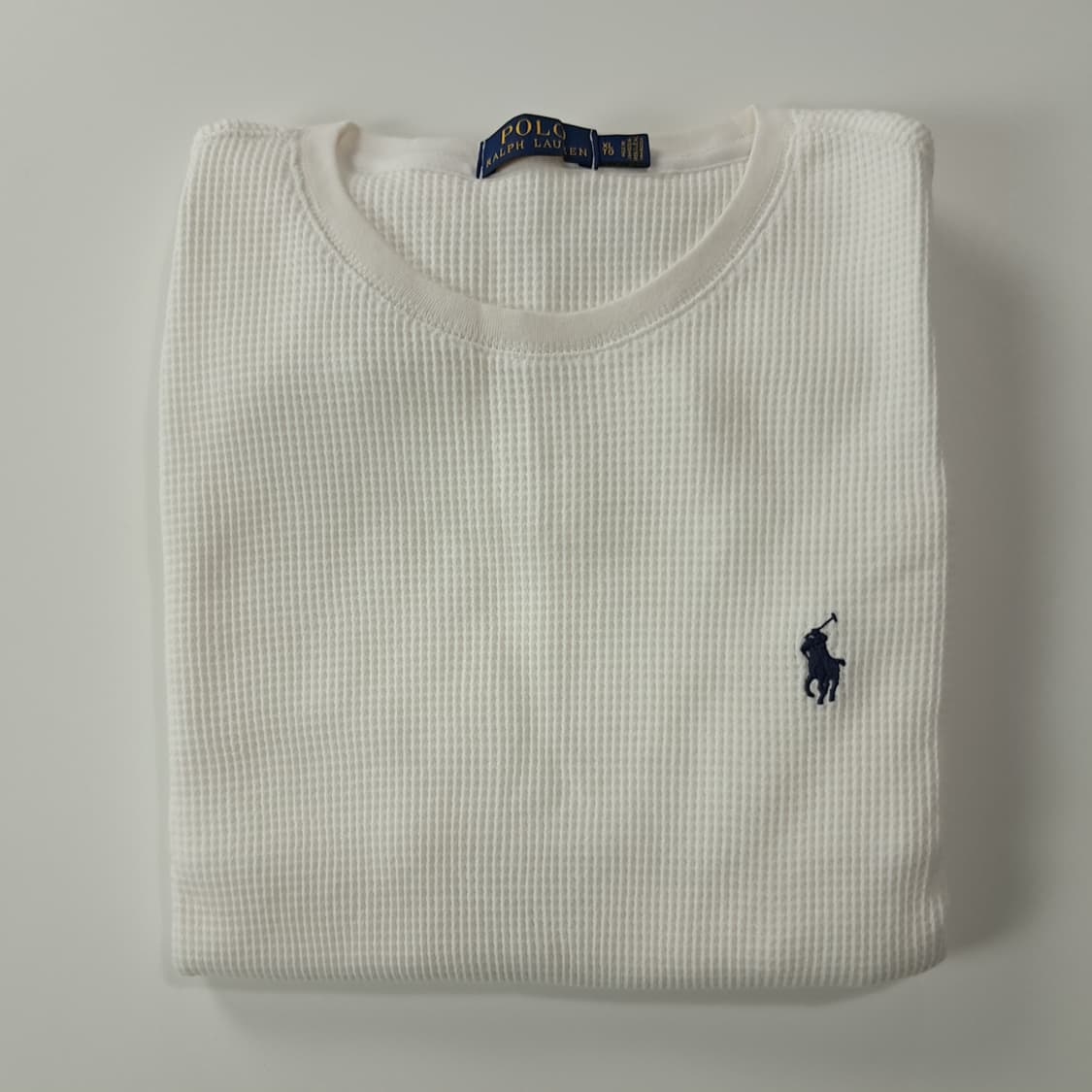 CK342 XL 폴로 화이트 와플 티셔츠 상품이미지7