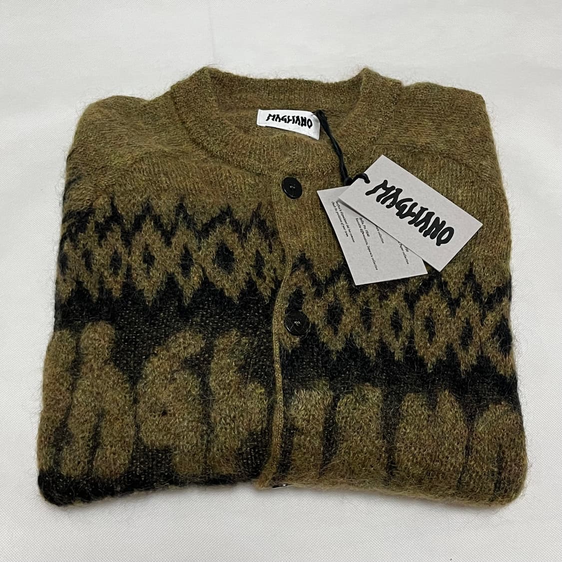 [L]마리아노 25fw 크리스마스 모헤어 가디건 상품이미지4