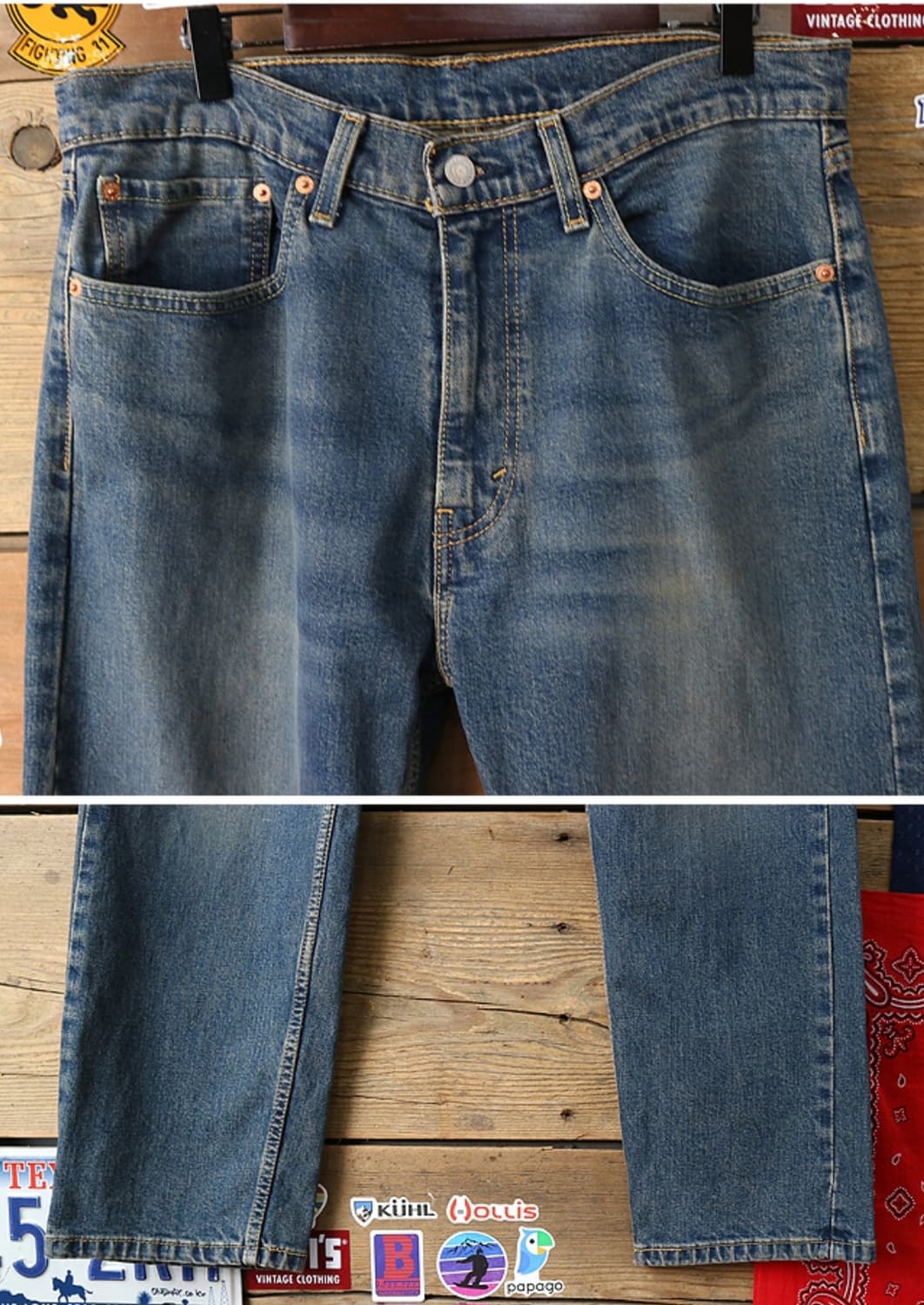 LEVIS 리바이스 505 워싱 가공데님 34사이즈  상품이미지3