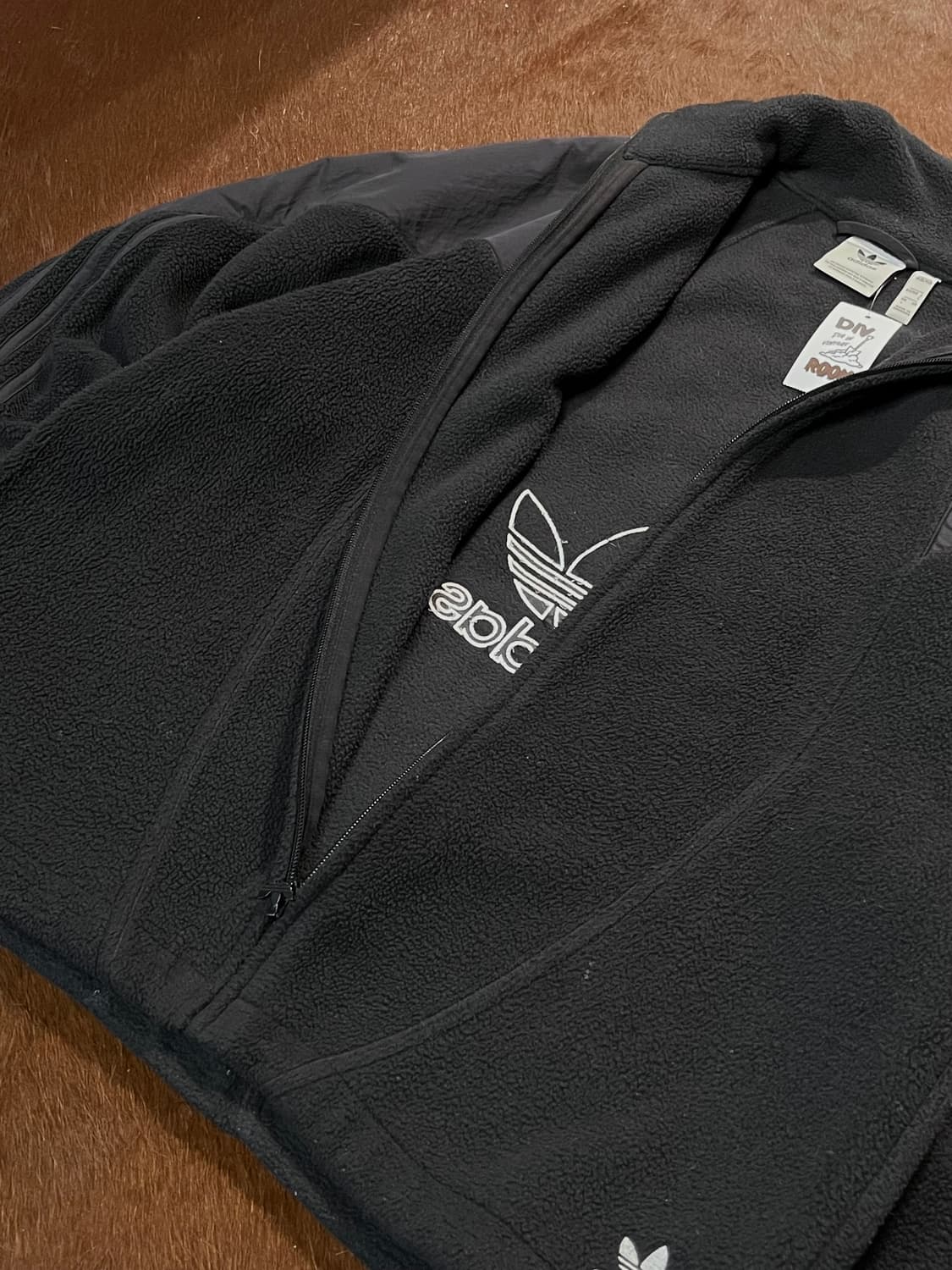 Adidas 아디다스 백 로고 플리스 집업 상품이미지6