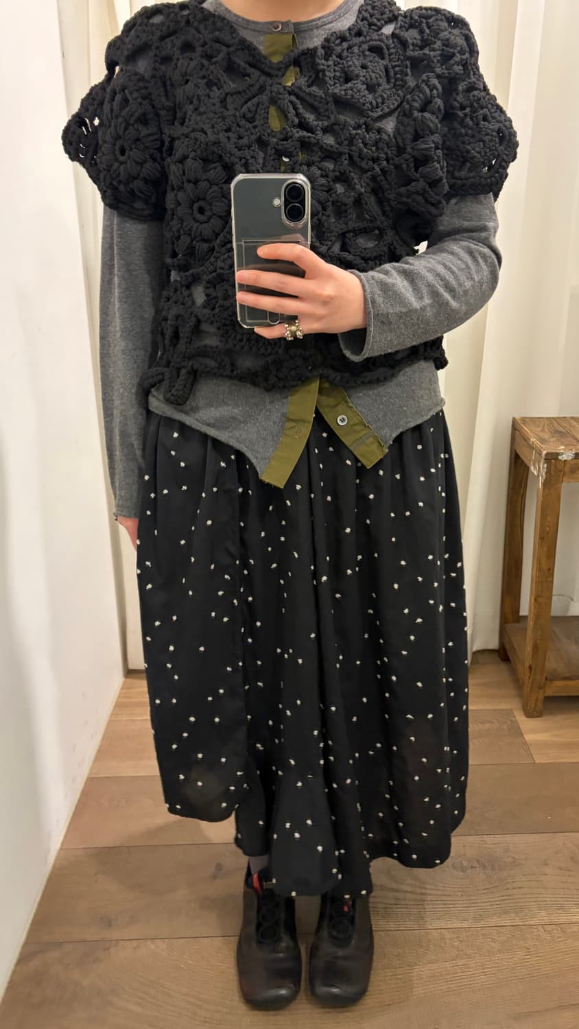 Needlepoint 2way Skirt Pants 상품이미지3