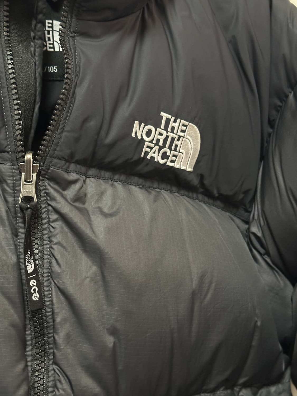 XL) NJ1DP75F 노스페이스 1996 눕시 차콜 컬러 패딩 상품이미지4