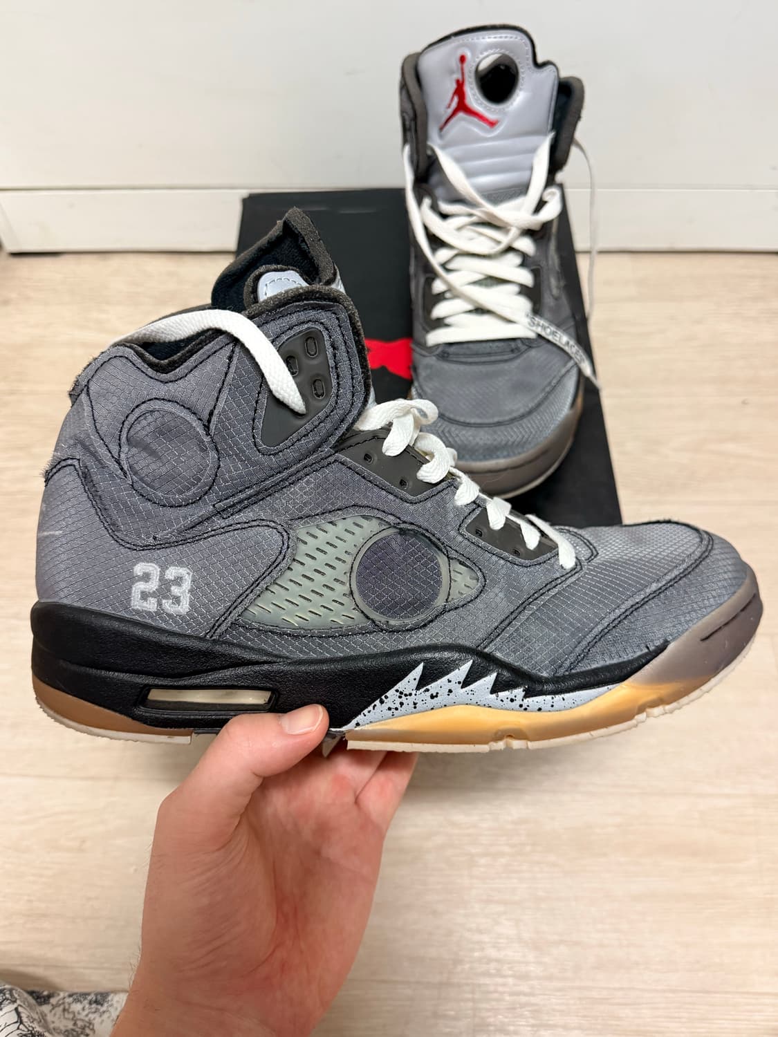 나이키 오프화이트 조던5 모슬린 280 상품이미지1