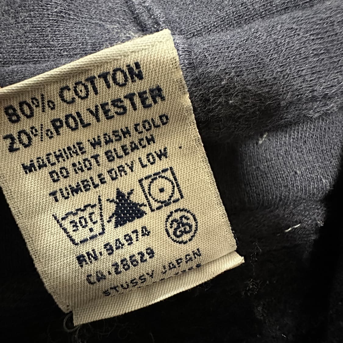 STUSSY JAPAN usa made hoodie sweatshirt 상품이미지4