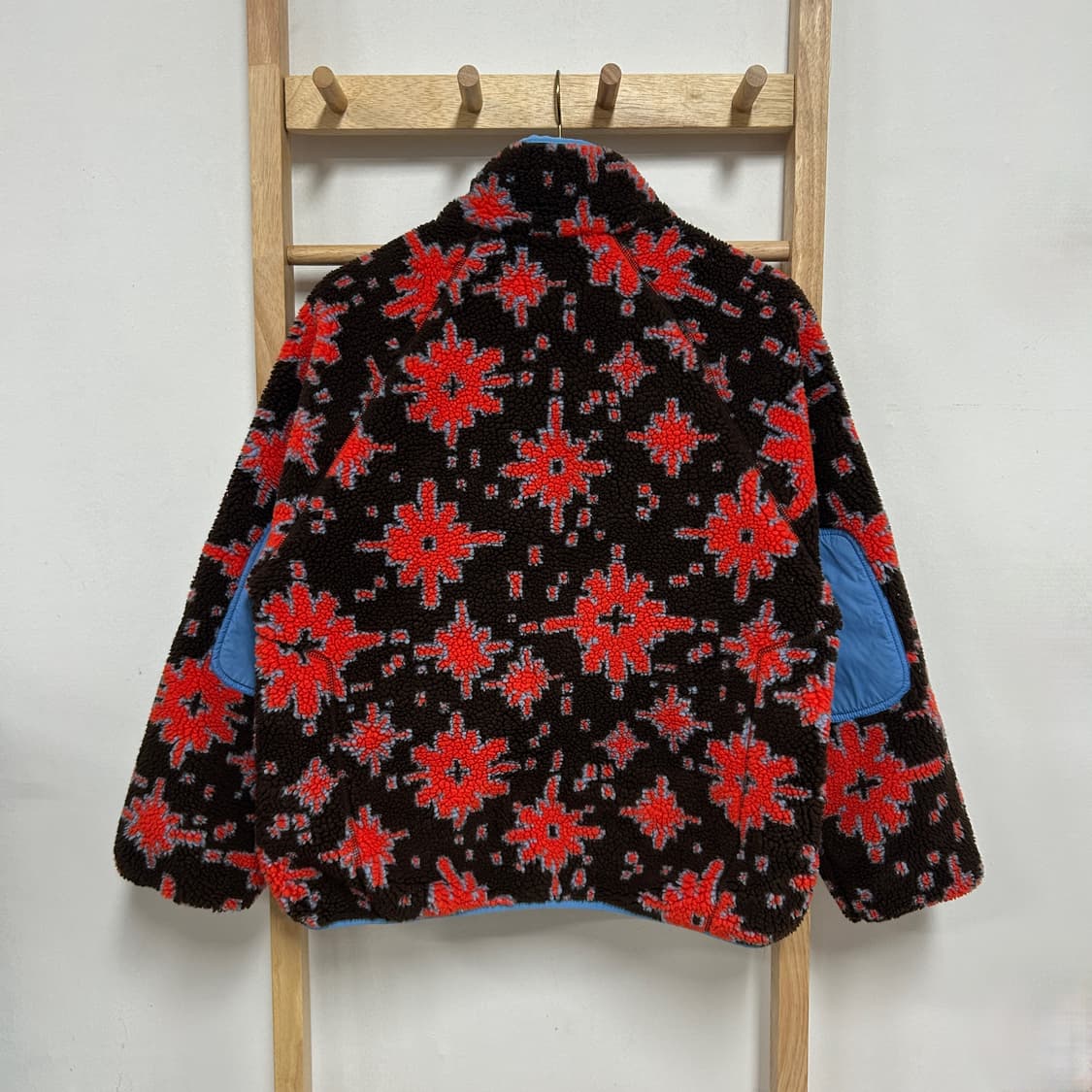 키르시 두들 체리 패턴 플리스 리버시블 자켓 상품이미지4