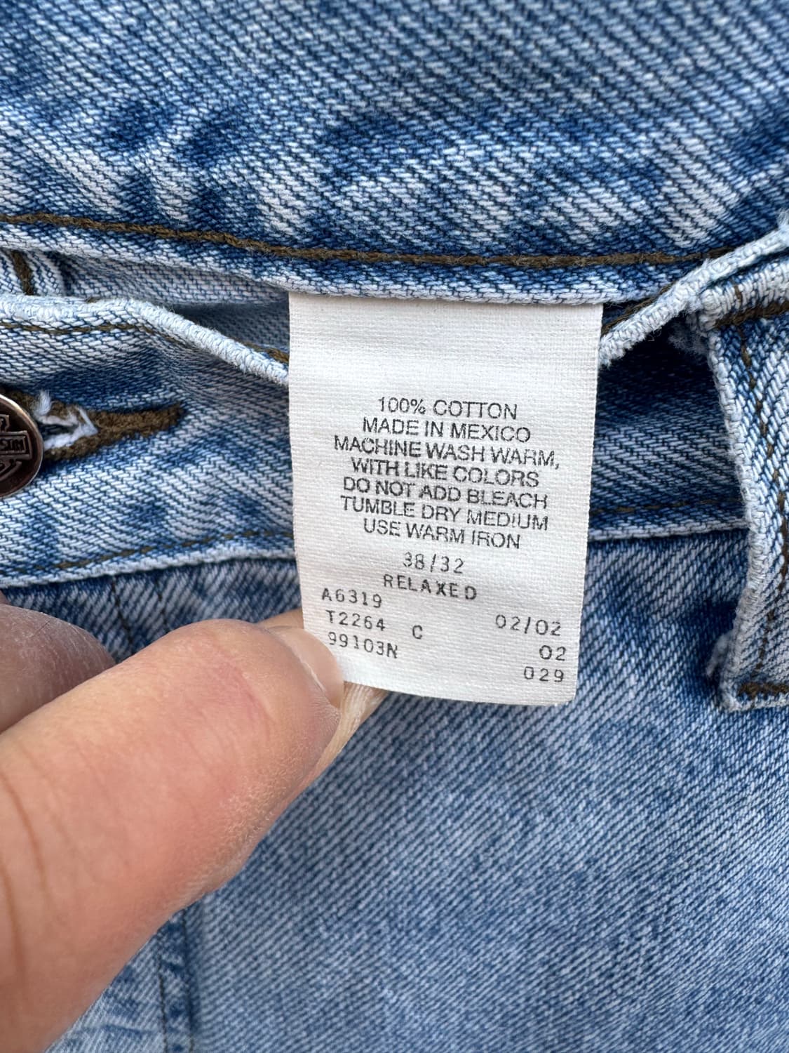 00s 할리데이비슨 빈티지 루즈핏 데님 팬츠 상품이미지7