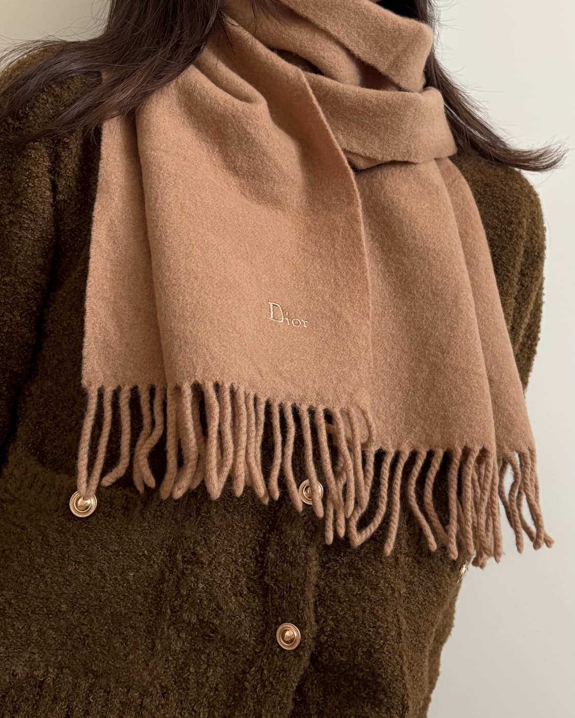 Christian Dior 디올 머플러 베이지 상품이미지6
