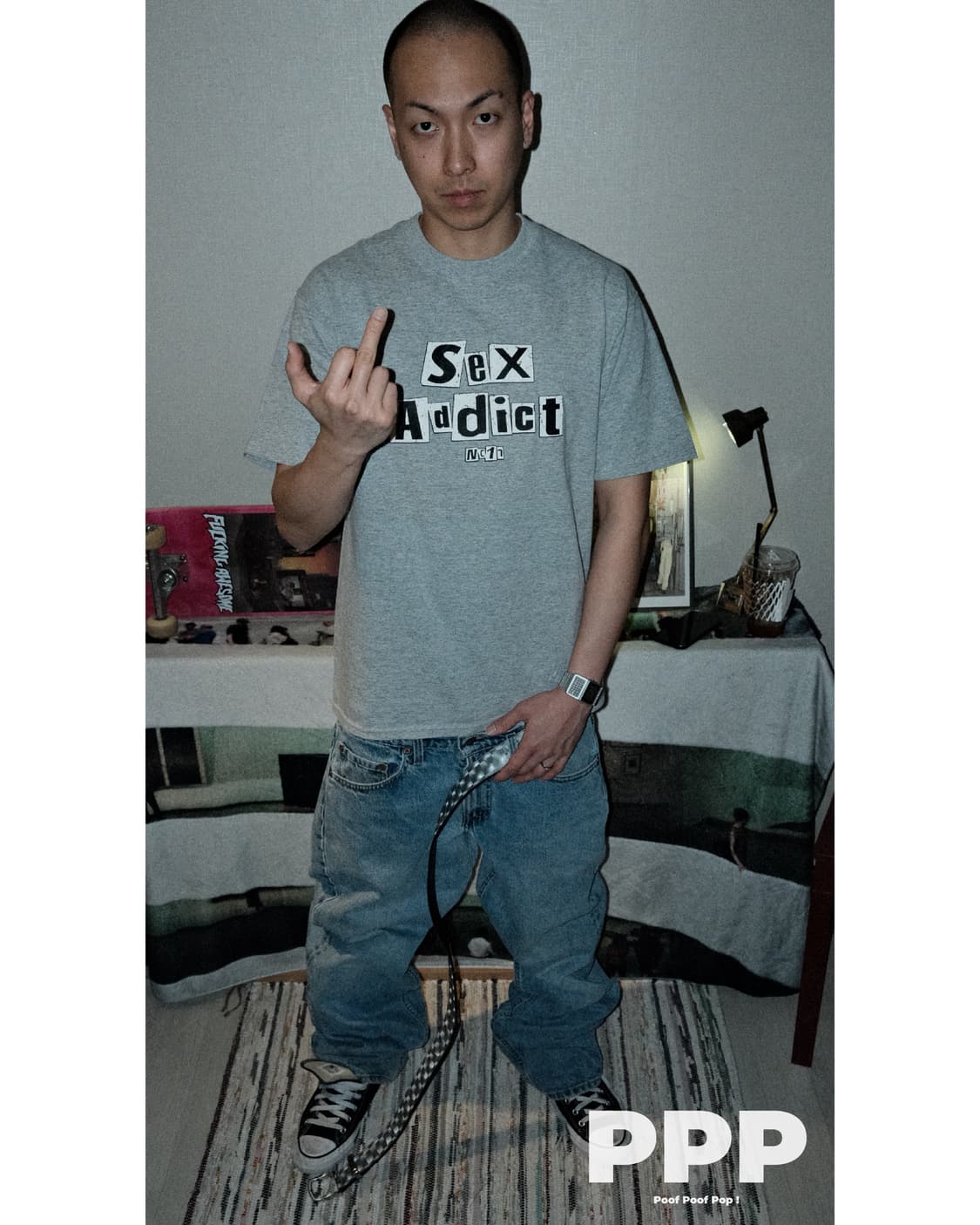 00’s NC-17 섹스피스톨즈 패러디 'Sex Addict' 티셔츠 상품이미지1